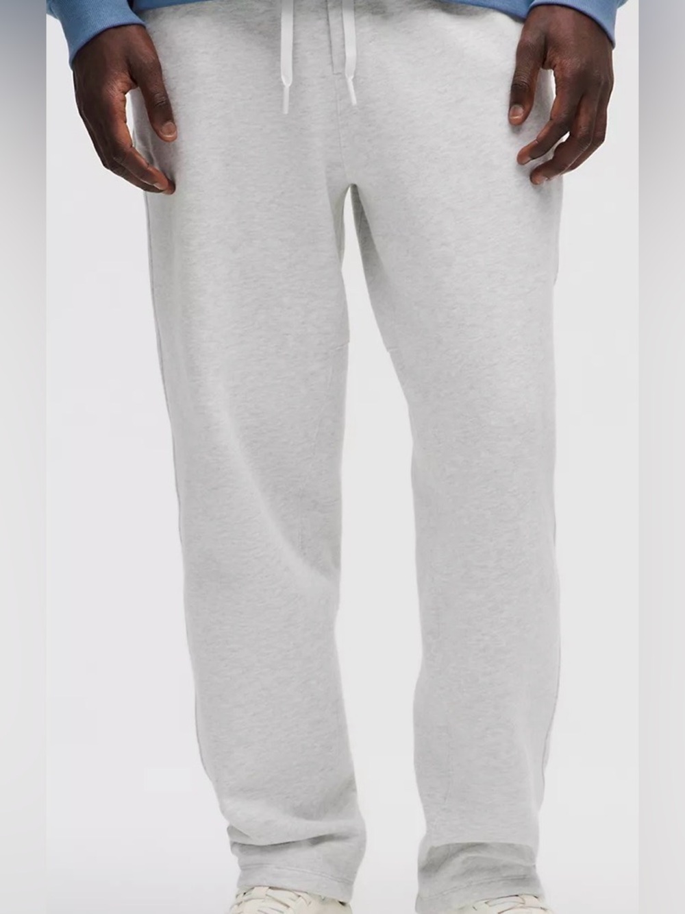 Lululemon Men’s Sweatpants Joggers - heather light grey - Size S - zipper pocket